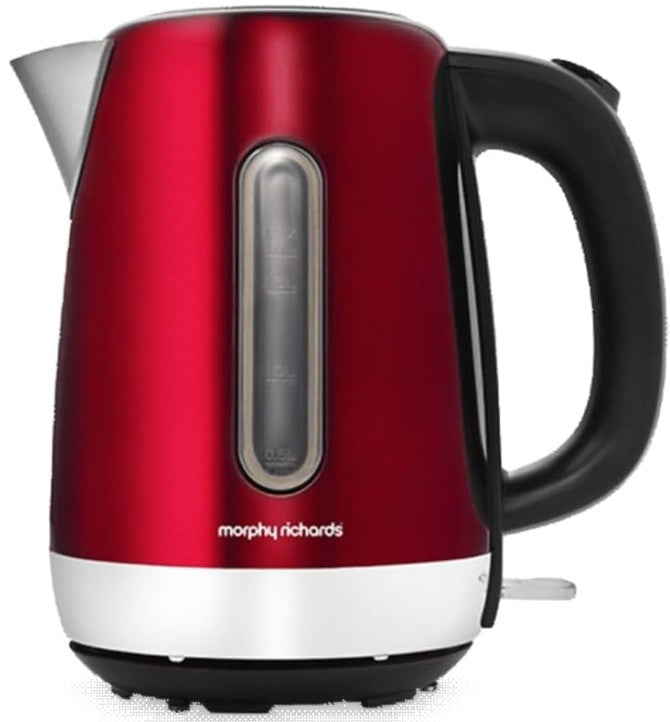 MORPHY RICHARDS EQUIP JUG KETTLE METALLIC RED | 102785