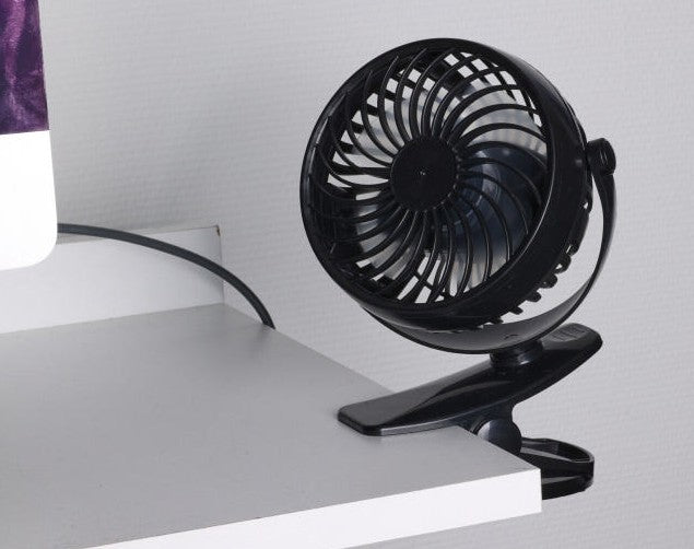 FAN WITH CLIP ABS 175X130X97MM | 109100320