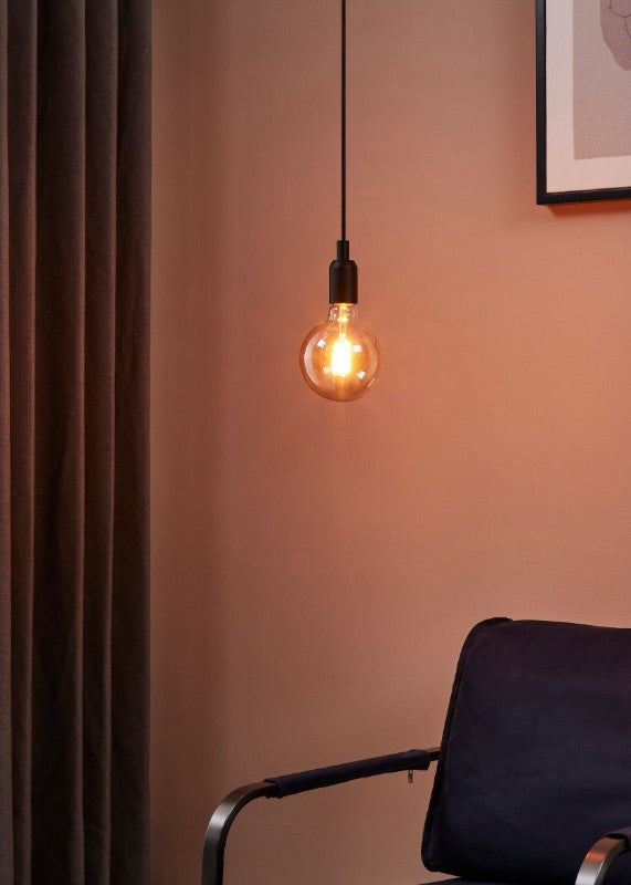 BULB-E27-LED G125 4W AMBER 1700K | 110065