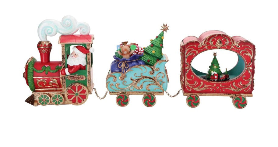 CHRISTMAS TRAIN ANIMATED LED | 250206
