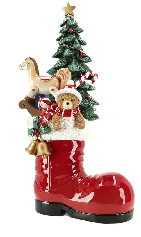 CHRISTMAS BOOTH DECORATED MULTICOLOR LED | 264135