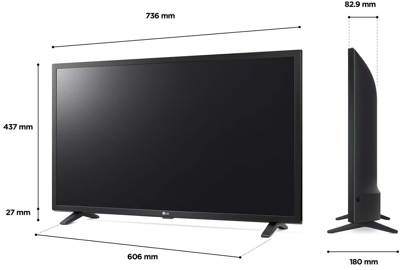 LG 32 INCH SMART FULL HD HDR LED TV | 32LQ63006LA