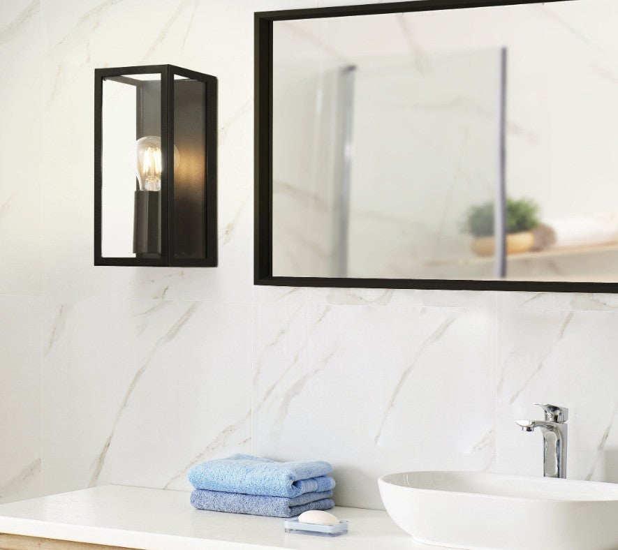 WL/1 E27 BLACK/CLEAR 'AMEZOLA' | 99123