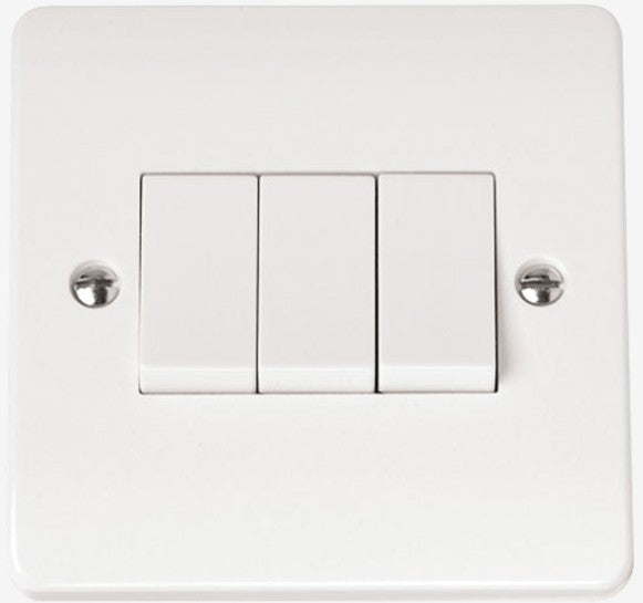 3 GANG 2 WAY 10A SWITCH PLATE | CMA013