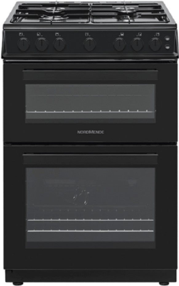 NORDMENDE FREESTANDING 60CM NAT GAS ONLY COOKER | CTG62BK