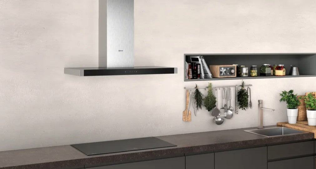 NEFF 90CM WALL MOUNTED COOKER HOOD ST/ST | D94BHM1NOB