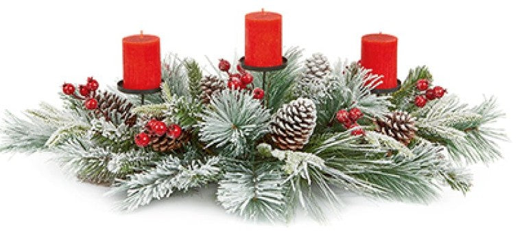 90CM FLOCKED CENTREPIECE | DF199090