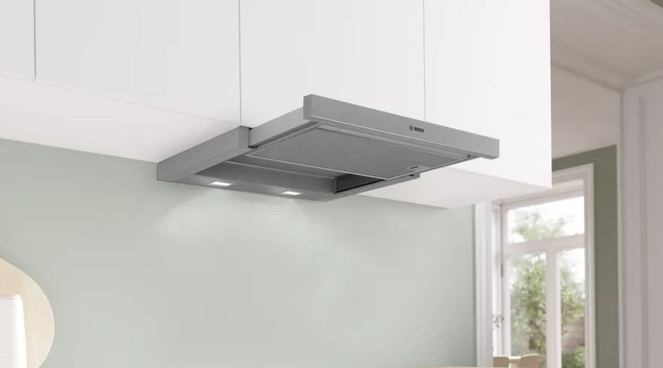BOSCH 60CM TELESCOPIC COOKER HOOD SILVER | DFS067A51B