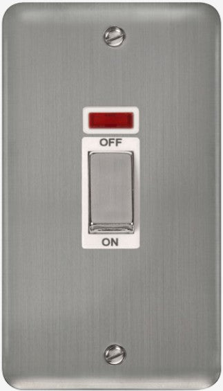 45A 2 GANG DP SWITCH WITH NEON | DPSS503WH