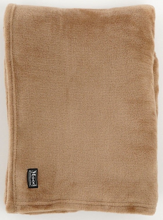 FAMKE FLEECE PLAID L. BROWN L180XW130CM | EDEL1130664