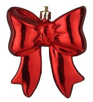 ORNAMENT BOW RED - L8XW5XH10CM | EDEL1197830