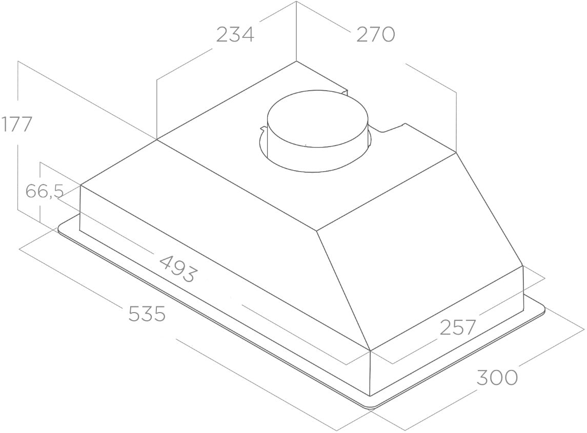 ELICA ERACIXA52 CANOPY COKER HOOD 52CM | ERACIXA60