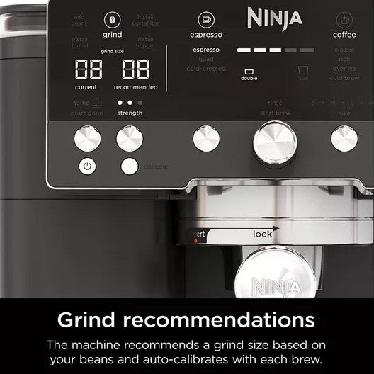NINJA LUXE CAFE PREMIER SERIES BEAN TO CUP BLACK | ES601UKBK