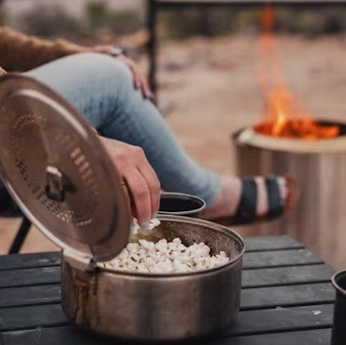 FIRE PIT POPCORN MAKER | FPPOPCORN