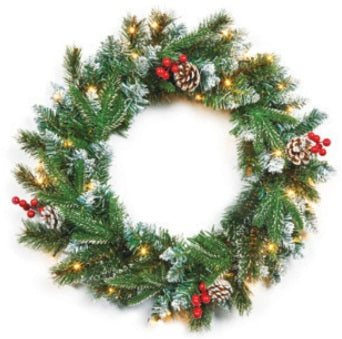 50CM NEW JERSEY WREATH 35 WW B/O | FTW237147DW