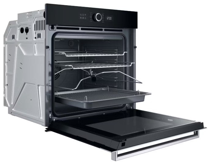 HOTPOINT BUILT IN SINGLE PYROLYTIC OVEN BLK-STEEL | HOI5S8PMOXUK