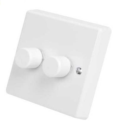 2 GANG 2 WAY DIMMER-2X400W | HQ83W