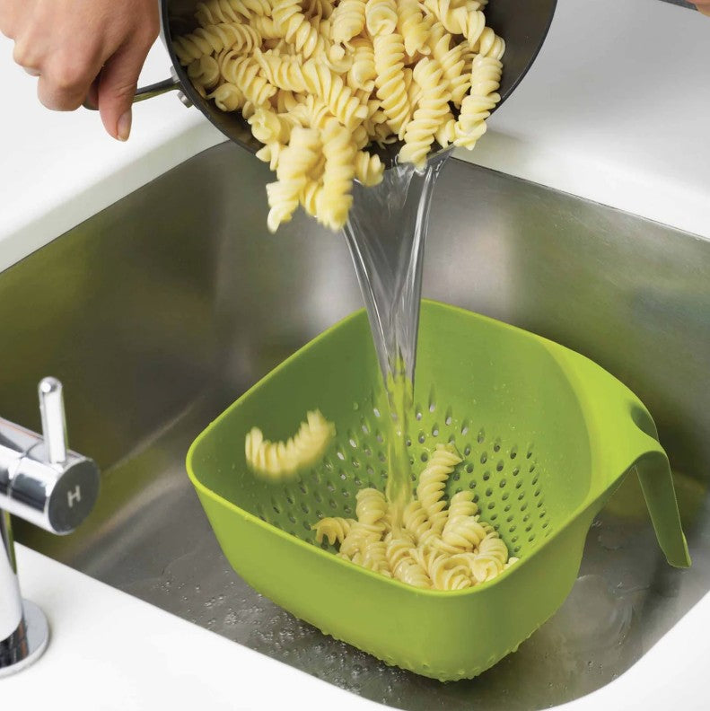JJ SQUARE COLANDER WHITE (4) | JJ40092