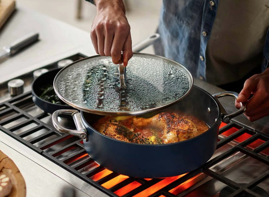 JJ SPACE 28CM/5QT N/S CASSEROLE & LID | JJ45046