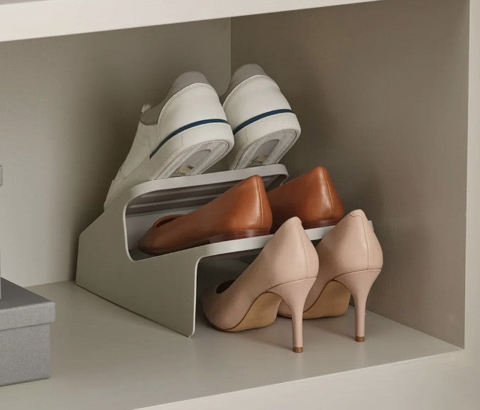 SHOE-IN COMPACT SHOE RACK (ECRU) | JJ55001