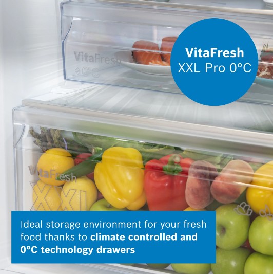 BOSCH FRIDGE FREEZER | KGN362LDFG