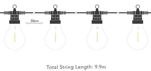 LUMIFY USB SOLAR FESTOON LIGHTS | LF20