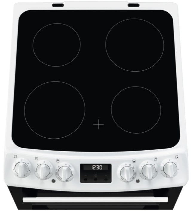 ELECTROLUX 55CM CERAMIC FREESTANDING COOKER WHITE | LKR555100W