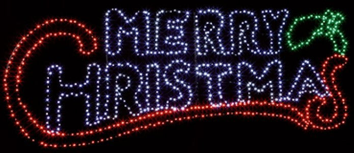 2M X 78CM TWINKLING MERRY CHRISTMAS | LV243726
