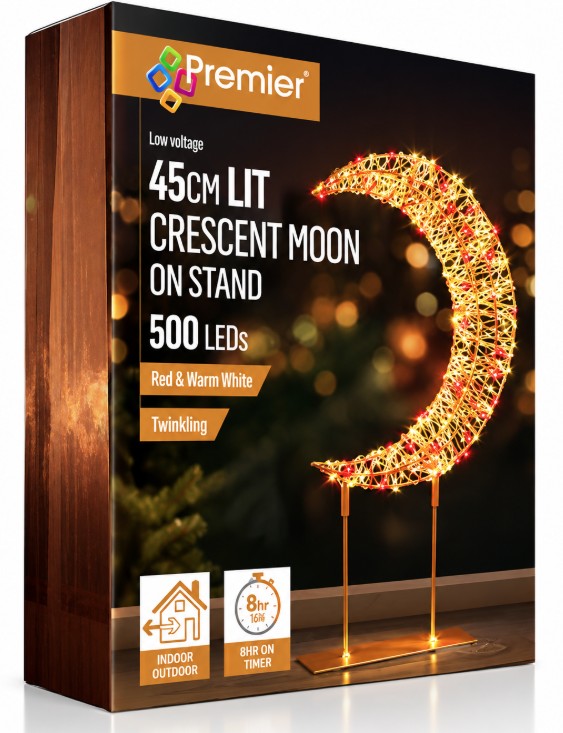 45CM TWINKLING LIT GOLD TABLE TOP | LV251734RWW