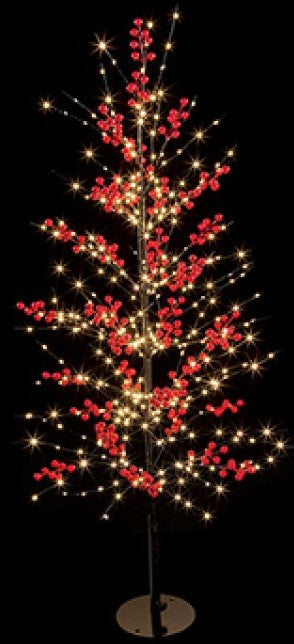 1.2M LIT RED BERRY TREE | LV261196