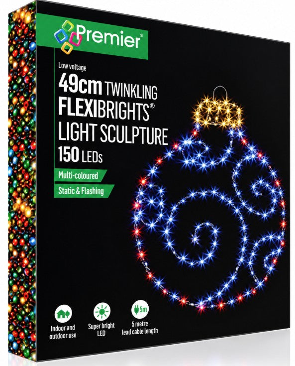 39 X 49CM TWINKLING BAUBLE | LV262380RWW