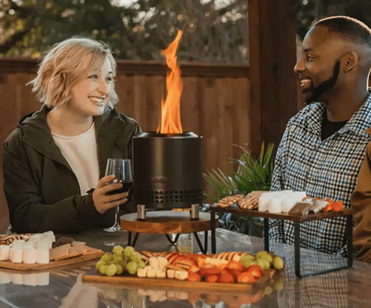 OLIVE MESA XL TABLE TOP FIRE PIT SMOKLESS | MESAXLOLIVE