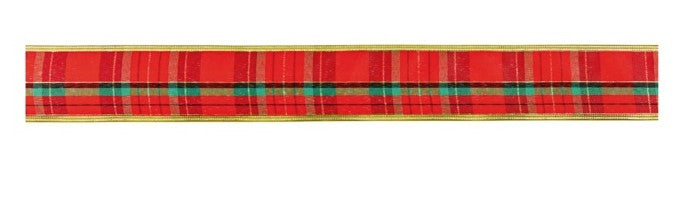 6CM X 2.7M TARTAN RIBBON | R232050