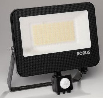 SELEST 30W FLOODLIGHT WITH PIR IP65 CCT3 BLACK C/W | RST30CCT3P04