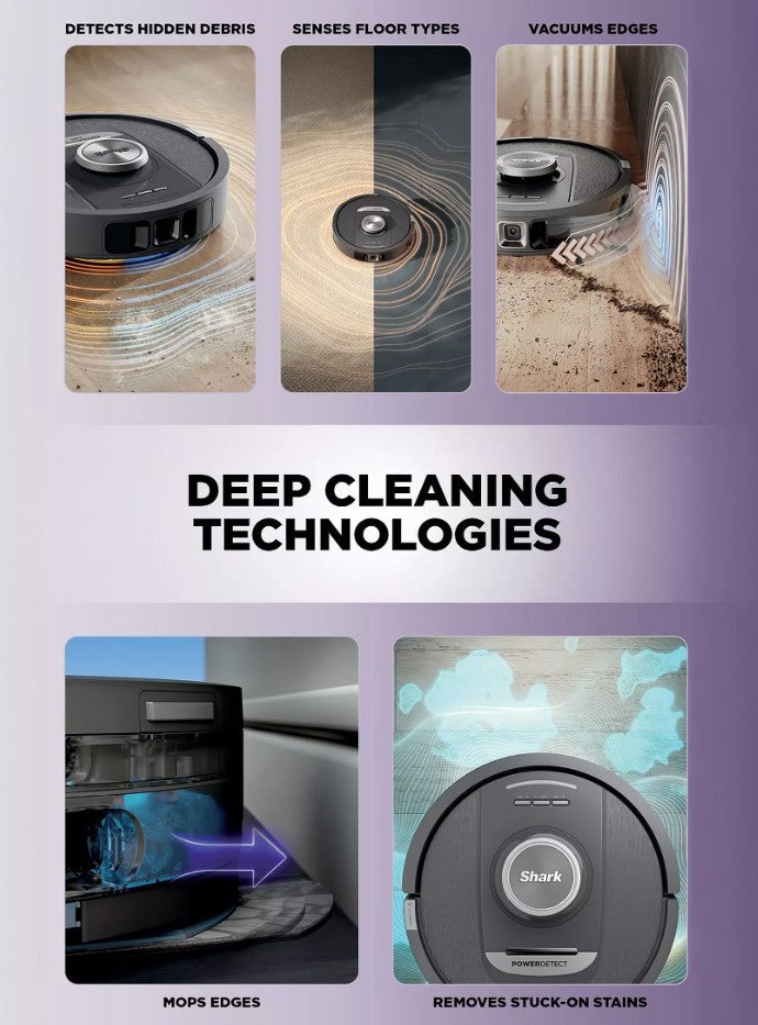 SHARK 2 IN 1 SELF EMPTY AND REFILL ROBOT VACUUM | RV2800YEUK