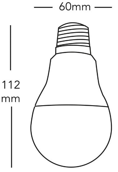 GLS 15W BULB LED SOURCE BC COOL WHITE | SA70LEDB22CW