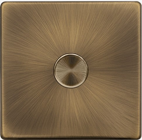 1 GANG 2 WAY 100W DIMMER SWITCH - ANTIQUE BRASS | SFAB161