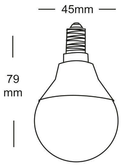 4.9W E27 LED GOLFBALL | SGOLFLEDE27WW