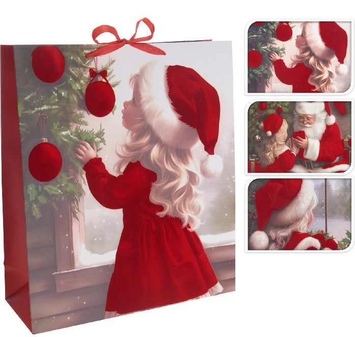 GIFT BAG 26X32CM 3ASS GIRL | TES000030