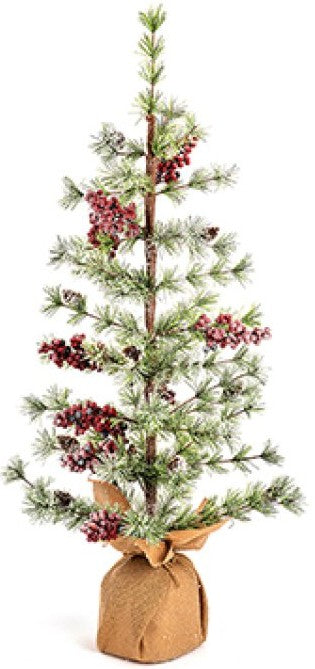 66CM BRISTLE TREE WITH BERRIES | TR227054