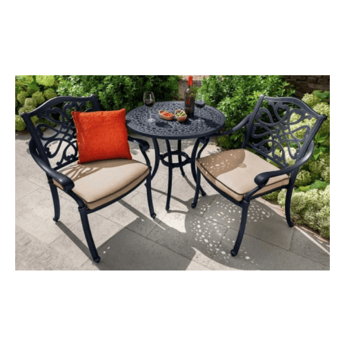 Hartman capri bistro set in antique grey deals