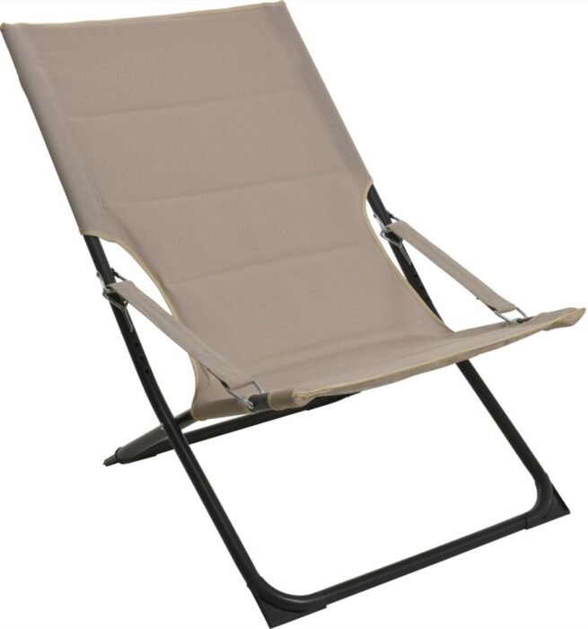 Beige padded folding discount chairs