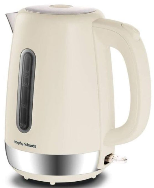 MORPHY RICHARDS EQUIP JUG KETTLE METALLIC CREAM | 102784