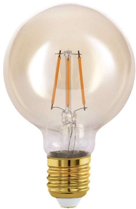 BULB-E27-LED G80 4W AMBER 2200K | 110052
