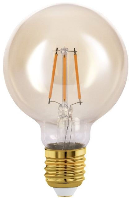 BULB-E27-LED G80 4W AMBER 2200K | 110052