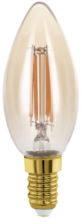 BULB-E14-LED C35 4W AMBER 2200K | 110058