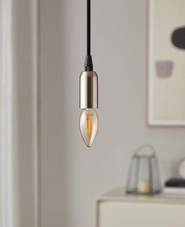 BULB-E14-LED C35 4W AMBER 2200K | 110058