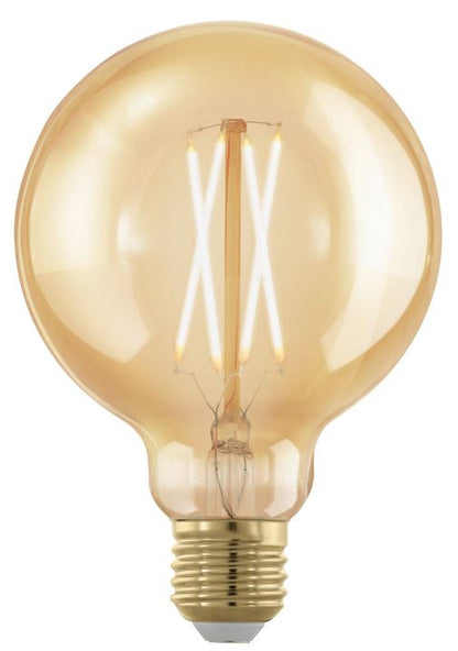 BULB-E27-LED G95 4W AMBER 1700K | 110064