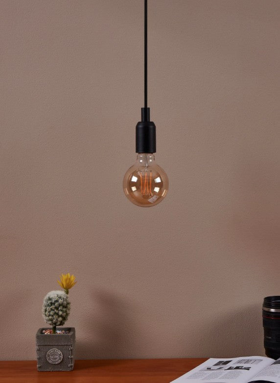 BULB-E27-LED G95 4W AMBER 1700K | 110064