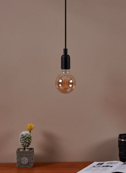 BULB-E27-LED G95 4W AMBER 1700K | 110064